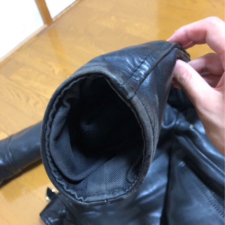 エアロレザー　ライダース ジャケットの画像
