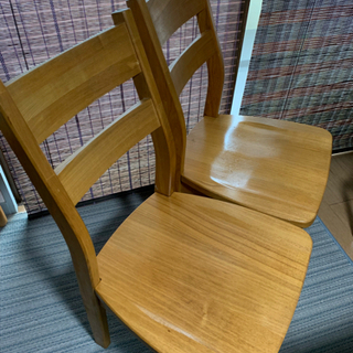 ダイニングチェア ２脚セットの画像