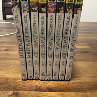売ります DVD エヴァンゲリオン 全巻セット 全8巻