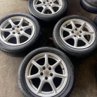 エスティマ純正サマータイヤセット215/55R17バリ山！ 215/55R17⭐バリ山！美品！DAYTON製トヨタ純正アルミホイール付サマー