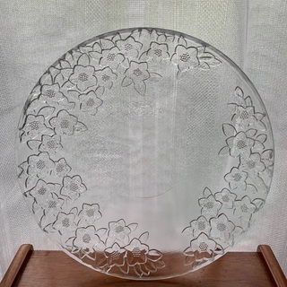ガラス大皿(直径28cm) 未使用品の画像