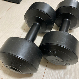 5キロのダンベル二つ