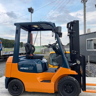 １トン半フォークリフト トヨタ　TOYOTA 7FGL15 ,1500kg、オートマ、ノーパンクタイヤ　、1267時間の画像