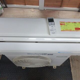 K01215　パナソニック　中古エアコン　主に6畳用 冷 2.2KW ／ 暖 2.2KW