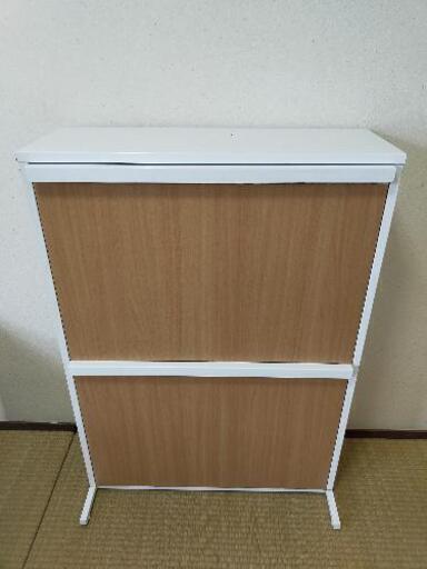 年末セール　隠しゴミ箱　ゴミ箱４個付　木目調ベージュ