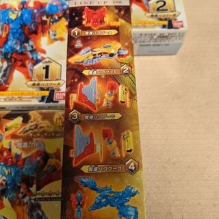キラメイジャーのミニプラ４個セットの画像
