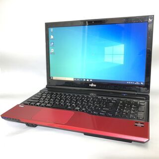 新品高速SSD Windows10 搭載 中古美品 15型 富士通 AH40/K ノート