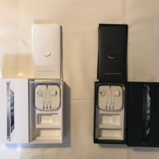 iPhone5箱と未使用イヤホン