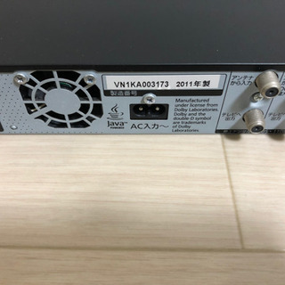 Panasonic ブルーレイ DIGA DMR-BRT210