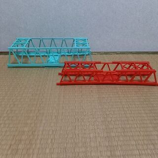 プラレール　鉄橋　二個セット