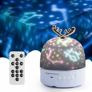 スタープロジェクターライト ベッドサイドランプ 星空ライト Bl...