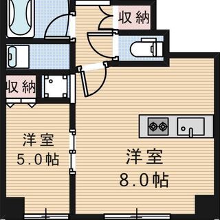 No131KN❗️敷金•礼金無し❗️綺麗✨1LDK😊防犯対…