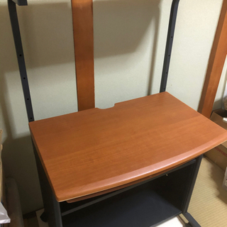 スライドテーブル付きパソコンデスク　
