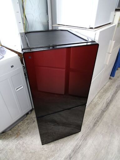 ユーイング 2ドア 冷蔵庫 110L 2018年製 UR-FG110J レッド 百四十Lクラス U-ING 札幌市 中央区