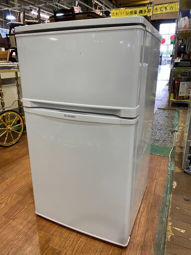 【愛品館市原店】ELSONIC 2018年製  83L  EJ-R832W 2ドア冷蔵庫 【愛市IR】