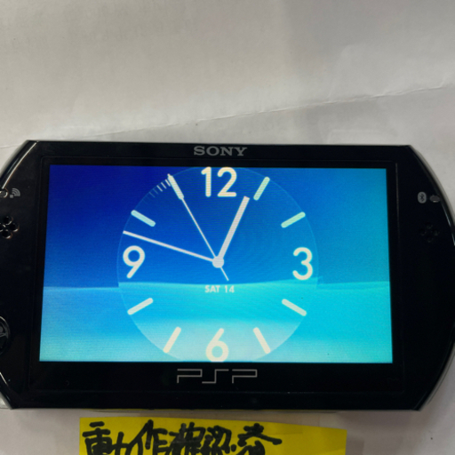 PSP go ピアノブラック本体のみ動作確認済み