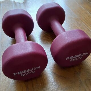 PROIRON ダンベル 8㎏ 2個セット
