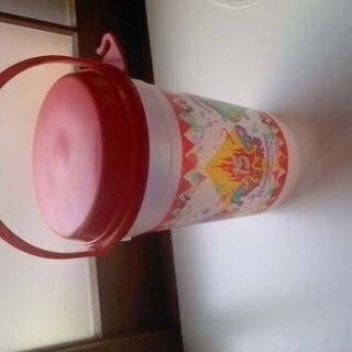 入手困難品 東京 ディズニーランド 15周年 ポップコーン バケツ 底 約10.5cm×高さ 約23cm×口径 約14cm 色剥げありの画像