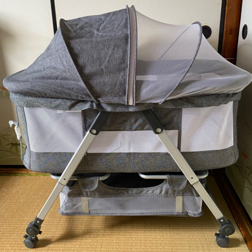 【美品】蚊帳付きベビーベッド