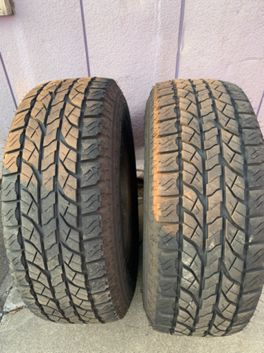 中古トヨタ純正夏タイヤアルミセットランクル16×8j275/70R16