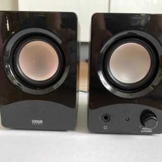 sanwa有線スピーカー中古品 縦x横x奥行き10x7x9
