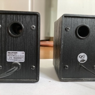 sanwa有線スピーカー中古品 縦x横x奥行き10x7x9の画像