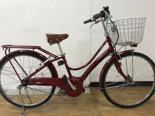 NBR070811M　格安整備車★　適正価格！中古電動アシスト自転車　ブリジストン　POLKU