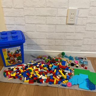 レゴブロック⭐️あおいバケツの画像