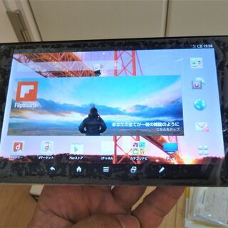 ★超美品 AQUOS PAD SH-08E 7インチタブレット 防水 フルセグ ホワイト docomo 超美品(保護フィルムも剥がしておりません)の画像