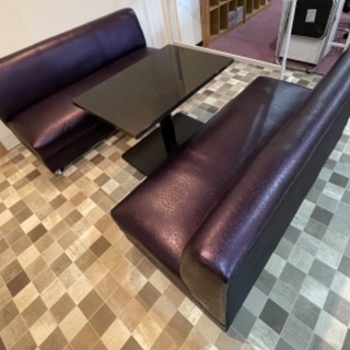 ソファ2こ×テーブルセット