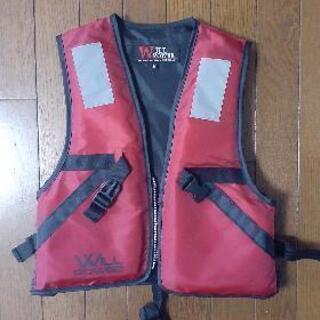 ジュニア用　ライフジャケット　赤