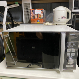 【中古品】ツインバード　フラット電子レンジ