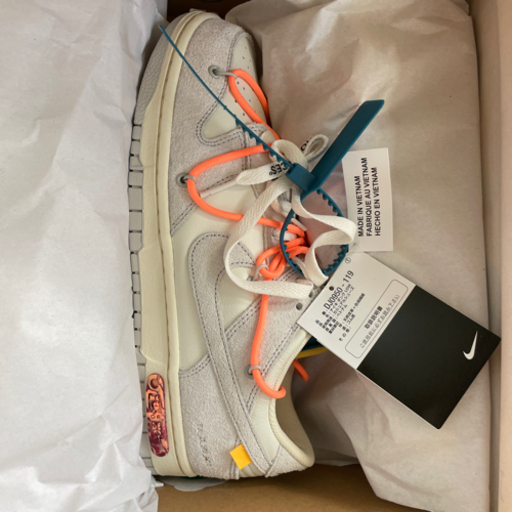 OFF-WHITE × NIKE DUNK LOW 1 OF 50 