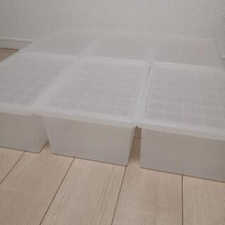 無印　ポリプロピレンキャリーボックス6個セットの画像