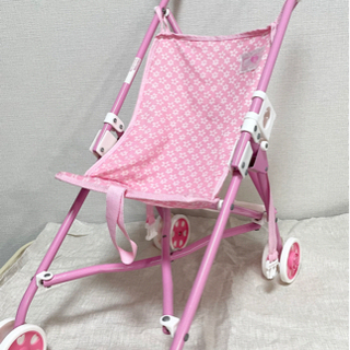 お人形 ベビーカー ☆子ども ごっこ遊び　おもちゃ　バギー　ピン...
