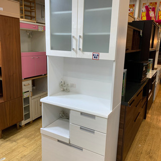 ニトリ キッチンボード ダリア 80KB WH レンジ台 ☆ニトリ☆ レンジボード ダリア DAHLIA-100KB-WH 食器棚 レンジ台