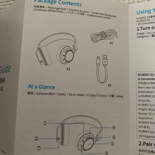 新品Bluetooth ヘッドホンの画像
