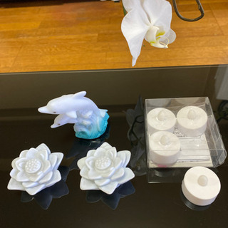 可愛い❗️❗️ＬＥＤナイトランプ、キャンドル【新品同様】