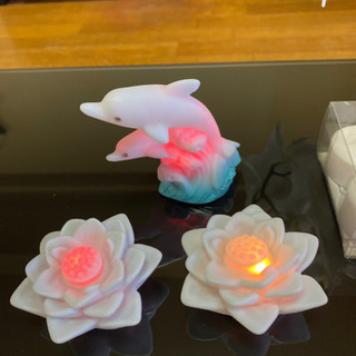 可愛い❗️❗️ＬＥＤナイトランプ、キャンドル【新品同様】の画像