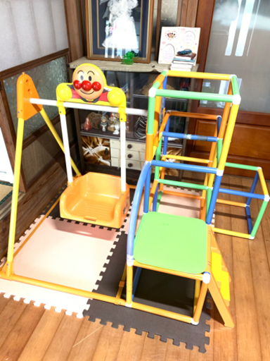 譲り先決まりました　アンパンマン　ジャングルジム