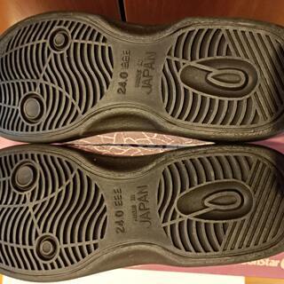 【未使用品】介護靴　ケアシューズらくらく　Moon Star 24cm EEE 日本製の画像