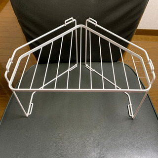 コンロの角ラック…(ガス　IH ) OKの画像