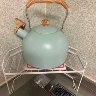 コンロの角ラック…(ガス　IH ) OKの画像