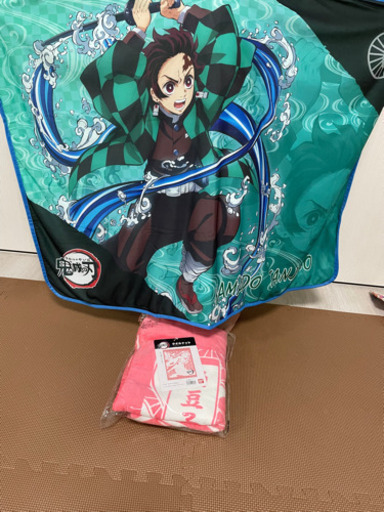 ✨新品未使用✨保育園やお昼寝におすすめ‼️　炭治郎サマーブランケット　禰豆子タオルケット