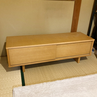 無印良品 オーク材ＡＶラック薄型