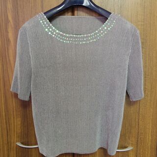 グレー春夏物　カーディガンセットの画像