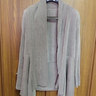 グレー春夏物　カーディガンセット