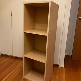 【無料】【差し上げます】3段の木製の棚