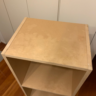 【無料】【差し上げます】3段の木製の棚の画像