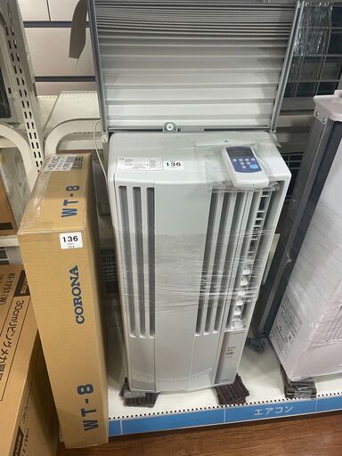 コロナ　窓用エアコン　CW-16A　2021年製　1.6kw　程度A